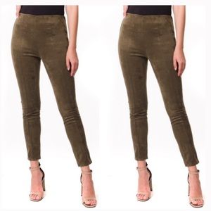 BlankNYC Faux Suede Leggings Into The Forest Size 25 NEW